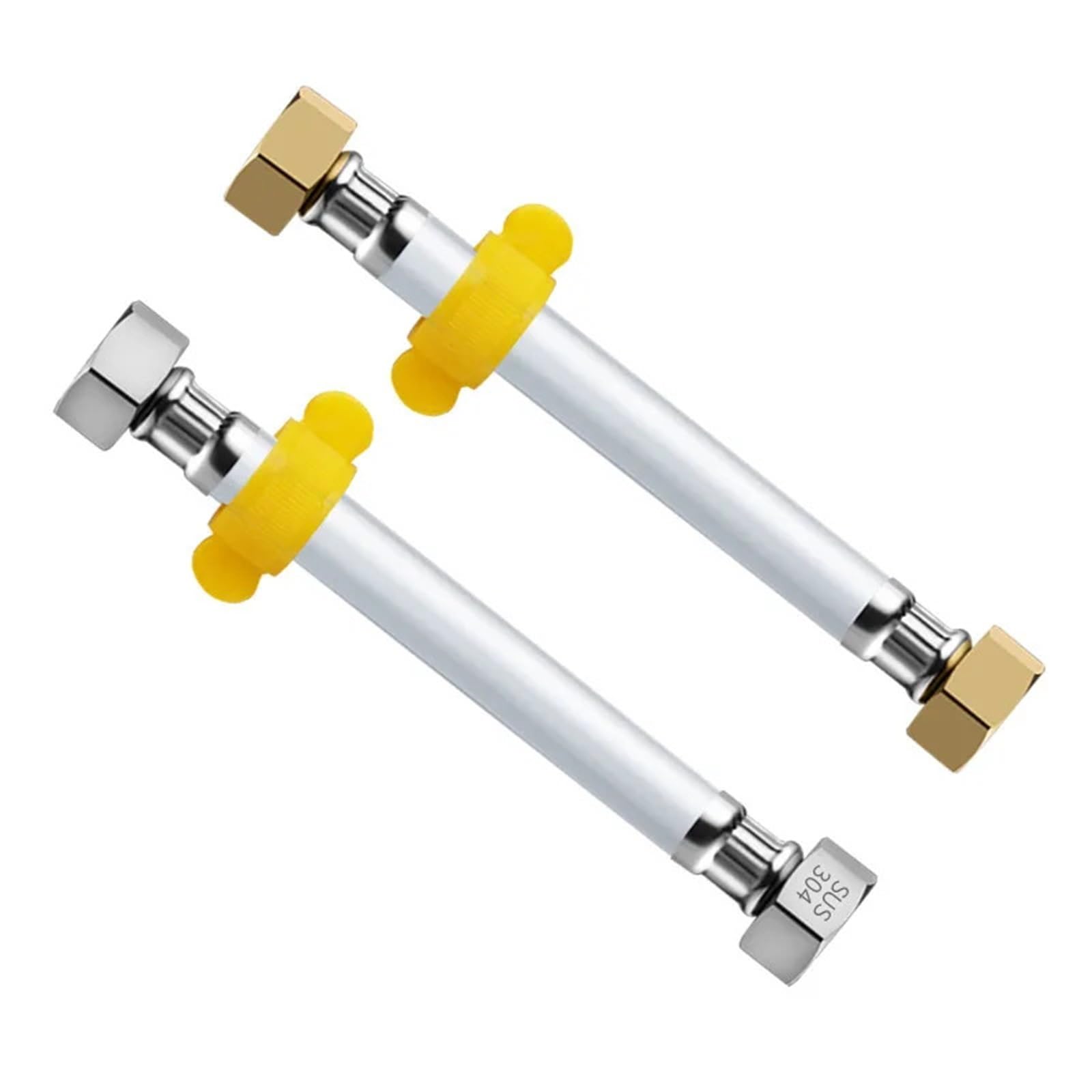 Djskldf A Tubo Pvc Pvc Hose 20/200Cm Basin&Toilet Water Weaved G1/2" Plumbing Bathroom Heater Explosion Proof Sprinkler Shower(,80Cm)