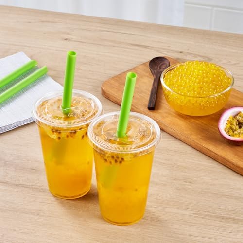 Tea Tek 7 Pound Popping Boba, 4 Count Vegan Passion Fruit Popping Pearl Jars - No Cooking Required, No Gluten, Edible Bursting Boba, Resealable Jar, For Tea, Smoothies — view 3