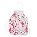 Nicejoy Grembiule da Macellaio di Sangue, Hallween Cosplay Spaventoso Bloody Grembiule Costume Popolari Puntelli Blood Blood Spotter Panno in Vita