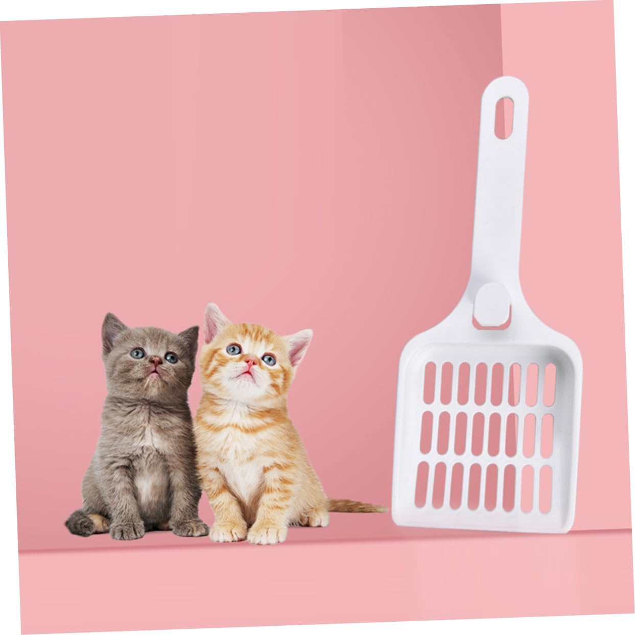 ABOOFAN 3pcs Plastic Cat Litter Scoop Handle Pet Litter for Easy Cleaning for Home