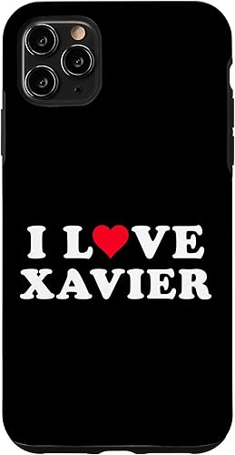 iPhone 11 Pro Max I Love Xavier Matching Girlfriend & Boyfriend Xavier Name Case