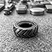 WANERSEN Tires Fidget Ring Spinner, EDC Fidget Slider Toy
