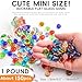 1 LB Mix Color Glass Beads, Mini Flat Glass Marbles~150PCS for Vase Fillers, Floral Bottom Mancala Gems Pebbles Fish Tank Rocks for Table Scatter Aquarium,Home Decorative Art Craft Supplies(0.5
