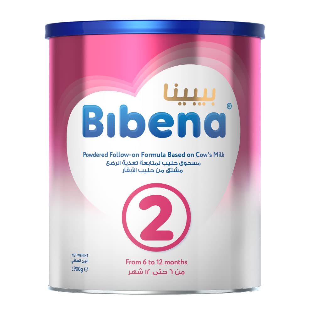 Bibena Stage 2 Follow-on Baby Milk Formula | Smart & Strong™ Growth | 6-12 Months (900G Pack)
