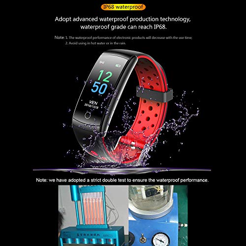 Ajcoflt Q8L Fitness Pulseira Inteligente Tela Colorida IP68 Impermeável Monitoramento Dinâmico da Fr