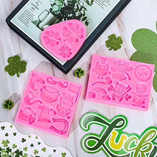Moule trèfle Saint-Patrick en silicone 3D haute précision - 6
