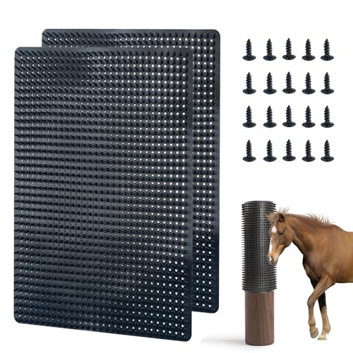 Kit de 2 rascadores para ganado y caballos miniatura 1