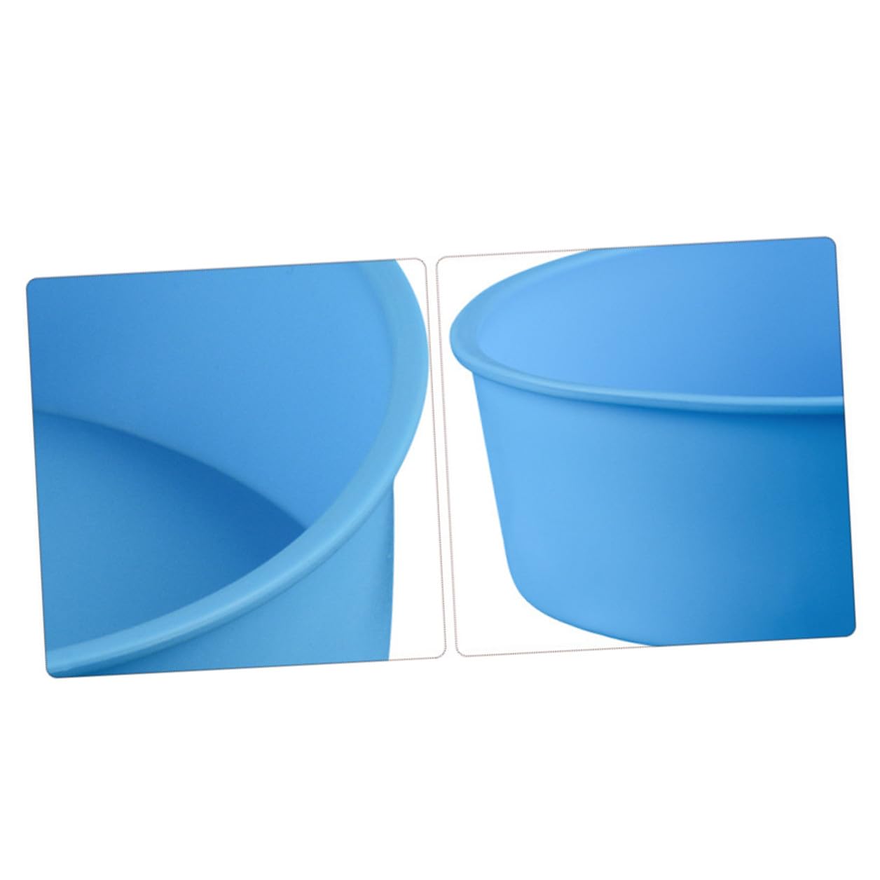 Toyvian Stampo Per Torta in Silicone Rotondo 17 Cm Set Da 3 Pezzi Pirottini Per Cupcake Utensili Da Forno Per Dolci Uso Domestico e Professionale