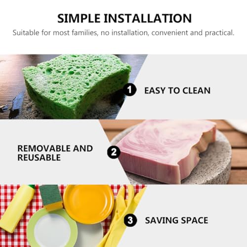 Estante de almacenamiento de acero inoxidable fácil de limpiar y resistente para ducha 3
