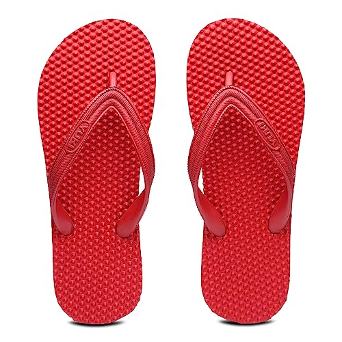Image of YUKI Men and Women Slipper Accupressure Flip Flops Hawai Chappal for Home Daily Use
