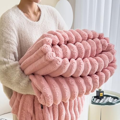 HIMENO 毛布 冬用 ふわとろ毛布 もこもこ毛布 ブランケット 大判 モコモコ とろとろ ふわふわ ラビットファー 毛布 厚手 シングル セミダブル ダブル ハーフ ふわもこ ひざ掛け 掛け毛布 もうふ おしゃれ 吸湿発熱 静電気防止 防寒 暖かい 洗