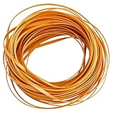 GORGECRAFT 30 m X 5mm Rattanflechten Weidenkorb Weidenreparaturset Orange Synthetische Rattanrolle Flache Kordel Gurtband Korbflechten Schilf Terrassenstühle Sofas Reparaturzubehör Für Gartenmöbel