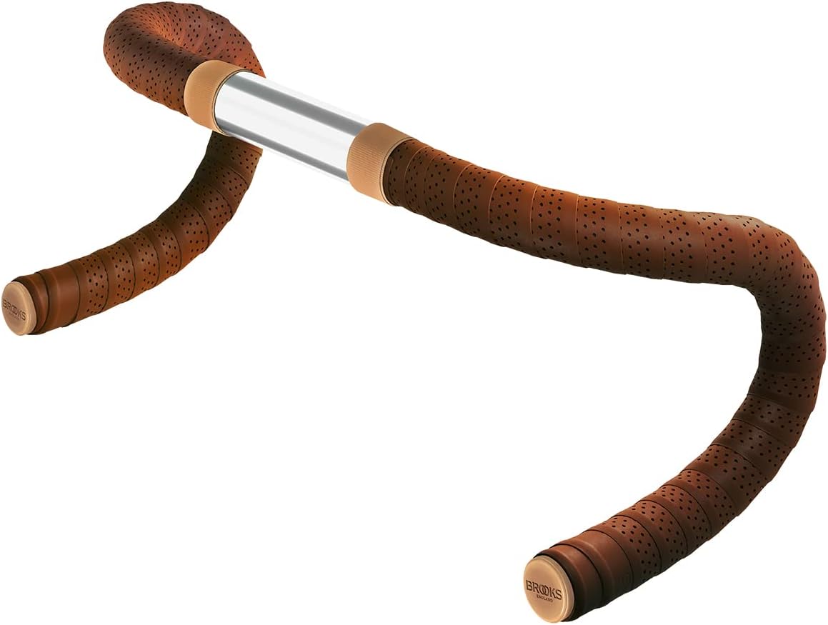Brooks Leather Bar Tape-Antic Brown-New22 Unisex Adult Handlebar, Depending on Model, Standard