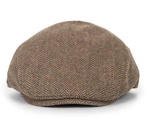 Kids Wool Flat Newsboy Cap - Vintage Tweed Pageboy Ivy Cap Cabbie Hat for Boys Girls Toddler (for 4-9 Years)2