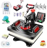 AKEYDIY Upgraded Heat Press Machine 8 in...