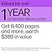 HP OfficeJet Pro 8139e Wireless All-in-One Color Inkjet Printer, Print, scan, Copy, fax, ADF, Duplex Printing Best-for-Home Office, 1 Year Instant Ink Trial Included