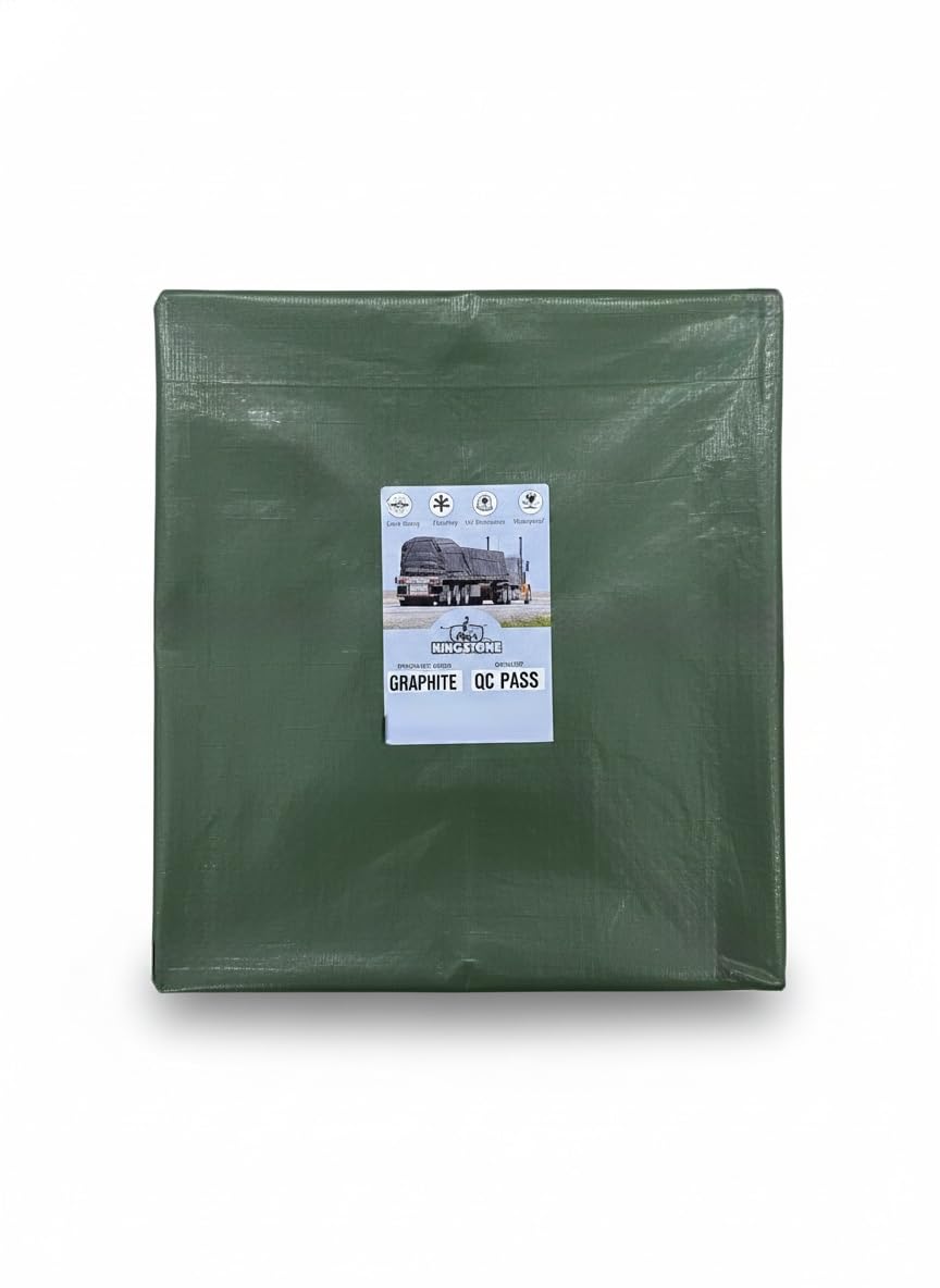 Waterproof HDPE Plastic Tarpaulin Sheet 175 GSM UV Treated Multipurpose Cover for Roof Sun Rain Protection (Green, 10-9ft)-image-31