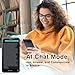 Smart Glasseswith AI,Bluetooth Music Glasses with 130+ Translation,Anti-Blue Light/UV400 Lenses,Audio Eyewear with Music play/Hands-Free Calling,Multifunctional Headphones glasses for Men Women