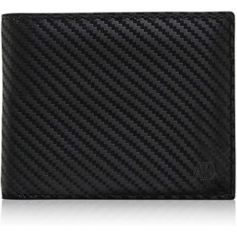 Access Denied Leather Slim Bifold Wallets For Men - Minimalist Card Holder Thin Mens Wallet RFID Gifts For Him Cover