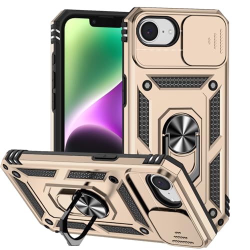 Coque pour iPhone 16e robuste de qualité militaire avec anneau support