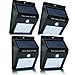 Produktbild Solarleuchten Im Freien, Wireless 20 LED Solar Motion Sensor Lichter, Wasserdichte Sicherheitsbeleuchtung Für Outdoor-Wand, Hinterhof, Zaun, Garage, Garten, Auffahrt (4 Packungen)