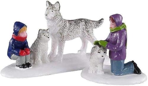 Lemax Village Collection Future Sled Dogs, juego de 2 #02941