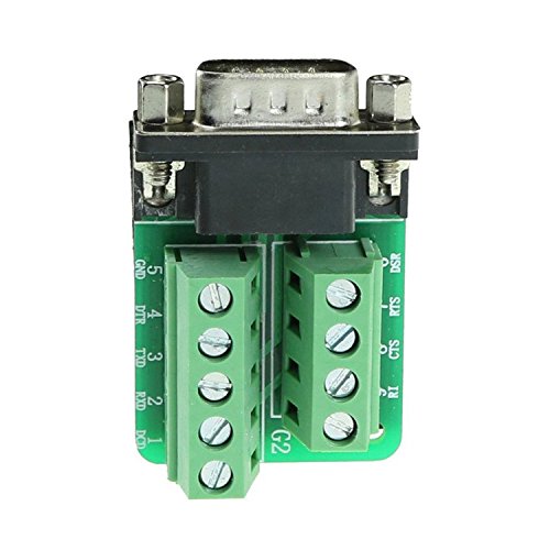 Sysly Db9 Male And Db9 Female D-Sub Adapter Plate Connector Rs232 Serial To Terminal Board Signal Module #TOP1