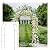 Adorox Metal Garden Arch Trellis for Climbing Plants 7.8ft Outdoor Arch Wedding Halloween Christmas Vine Trellis Pumpkin Archway Assemble Freely 2 Sizes White