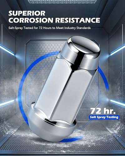 Image of Orion Motor Tech 1 /2x20 Lug Nuts, 1 /2''-20 Wheel Lug Nuts Compatible with Ford Explorer Jeep Grand Cherokee Wrangler Liberty Commander Lincoln MKX and More, Set of 20