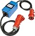 Produktbild as - Schwabe MIXO Stromzähler Zwischenstecker Box Starkstrom 400V MID-konformer - Stromzähler zur Reduzierung der EEG-Umlage - CEE-Stecker und Kupplung 5-polig IP44 Made in Germany 61745
