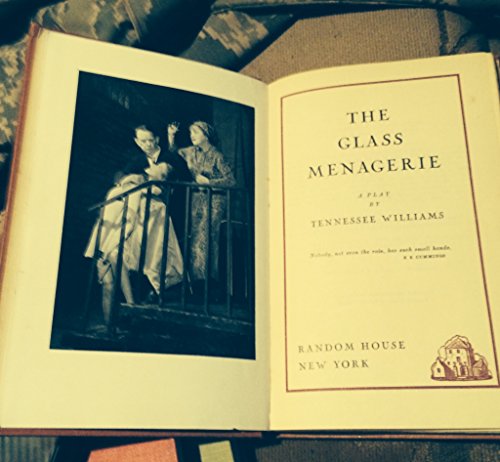 The Glass Menagerie. A Play By Tennessee Williams B009QQMVXS Book Cover