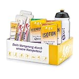 Sanct Bernhard Sport Marathon-Set - Isoton Drink, Liquid Energie Pur, Regeneration Mineraldrink, Trinkflasche