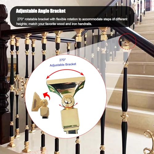 Balustres d'escalier en aluminium et poteaux de garde-corps intérieurs - 4