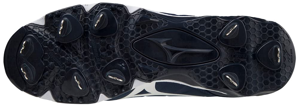 Mizuno 9-Spike Ambition 2 9-Spike - Tacchetta da Baseball in Metallo da Uomo 9 1/2 (0950) Uomo