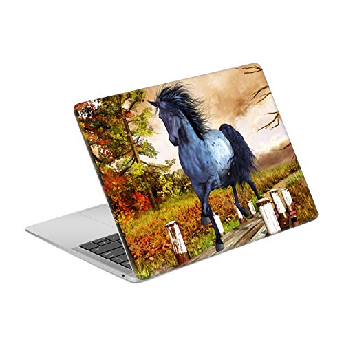 Autocollant MacBook Air 13.3 vinyle premium au motif artistique de chevaux