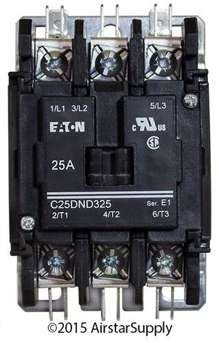 Eaton/Control Automation C25DND325B CONTACTOR; DP; 3 Pole; 25A; 240VAC Coil - Thumbnail 4