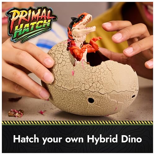 Image of Primal Hatch Hybrid Hatchers Mystery Mini Dino Egg Toy | Hatch a Mystery Dino, Over 10 Dino Toys to Collect, 3-Inch Dino Action Figures, Collectible Gifts for Kids Ages 5+