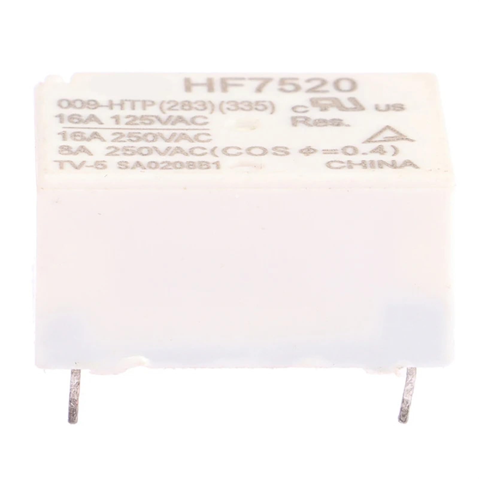 Relé de 4 pines HF7520 10A con conmutación estable para temperatura constante 4