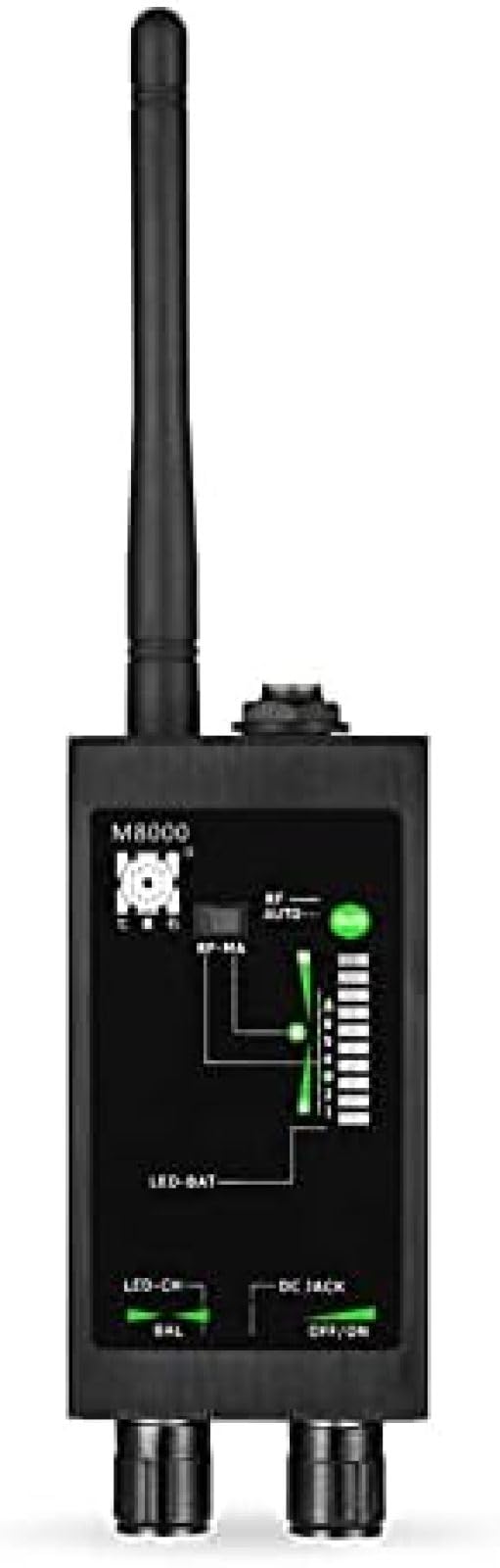 Detector GPS M8000 Detector de señal automático Detector de señal RF inalámbrico Cámara Oculta antiespía Buscador de escaneo GPS gsm Detección de Antena magnética Detector de Coche