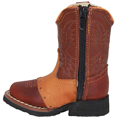 Kids Cowboy Boots Toddlers Infant Western Square Toe Boot4