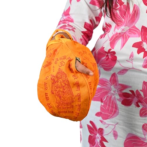 Image of ZAICUS Tulsi Mala 108 Beads with Kanth Jap Bag for Meditation