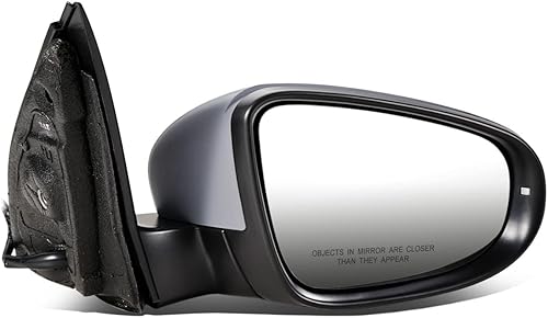 DNA Motoring OEM-MR-VW1321141 - Espejo retrovisor plegable con ajuste eléctrico derecho con luz de charco + memoria compatible con GolfGTI 2010-2014