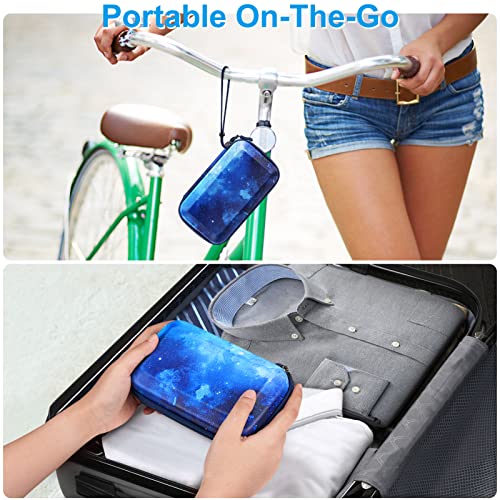 Image of Fintie Carrying Case for Nintendo New 2DS XL LL /New 3DS / 2DS / 3DS XL LL, Protective Hard Shell Portable Travel Cover Pouch with Game Card Slots & Inner Pocket, Starry Sky