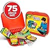 Crayola Create 'N Carry Travel Art Set for Kids (75pcs), 2-in-1 Lap Desk & Carrying Case, Essential Easter Basket Stuffers, Art Supplies Kit, Spring Crafting, Gift for Kids #4