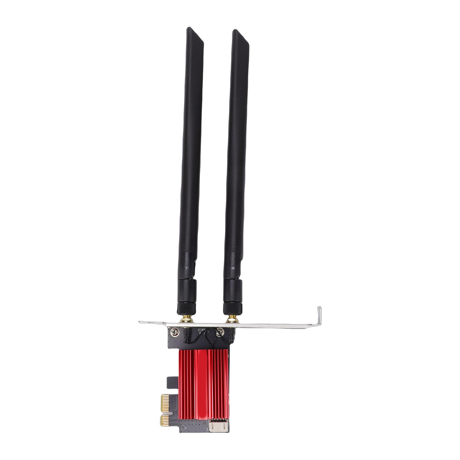 Scheda Wireless WiFi 7 PCIe, Scheda di Rete Tripla Banda per PC Desktop, Adattatore di Rete Bluetooth 5.4 con velocità 6400Mbps e Doppia Antenna 8dBi, Ideale per Reti 10/11