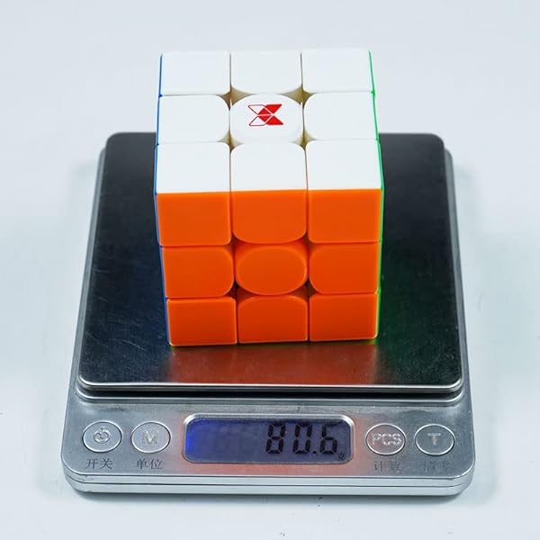 Aigidusansu Moyu QY Toys Tornado V3 Maglev 3 x 3 x 3 cm, cubo mágico magnético, profesional, cubo de velocidad sin pegatinas para giro, juguete educativo (versión Pioneer)
