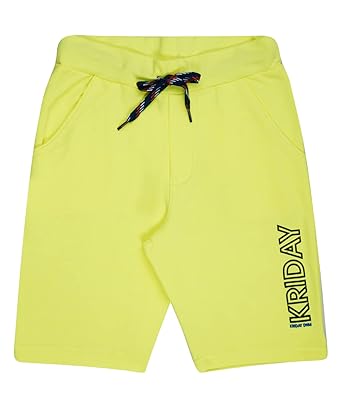 KRIDAY Boys Cotton Regular Fit Shorts