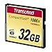 Transcend 32GB CompactFlash 1000 Speicherkarte, bis zu 160/120 MB/s, unterstützt High-Speed Ultra DMA-Übertragungsmodus 7, ideal für Ultra-HD Full HD, 3D und 4K UHDTV Videoaufnahmen - TS32GCF1000