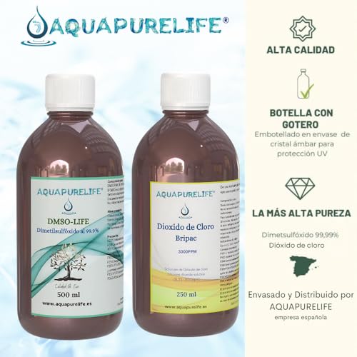 DMSO 99,9 % haute pureté et solution CDS 3000 ppm sous flacons en verre ambre - 3