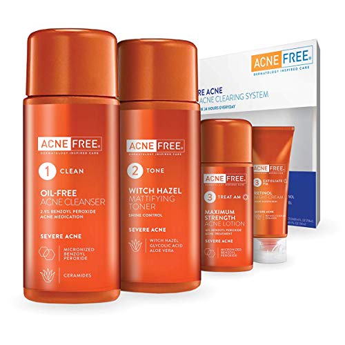 AcneFree 24 Hour Severe Acne Clearing System 1 kit (Pack of 6)